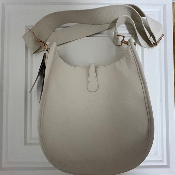 Off-white Crossbody Bag by Ah-dorned NY - Picture 2 of 11